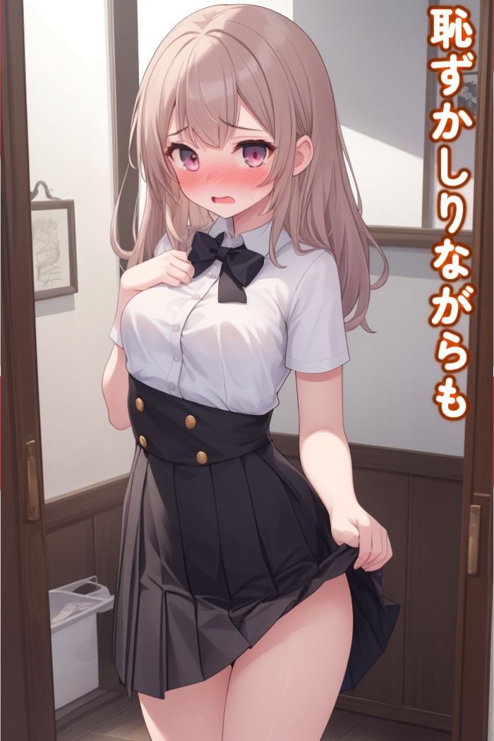 恥じらい少女 サンプル1ページ目
