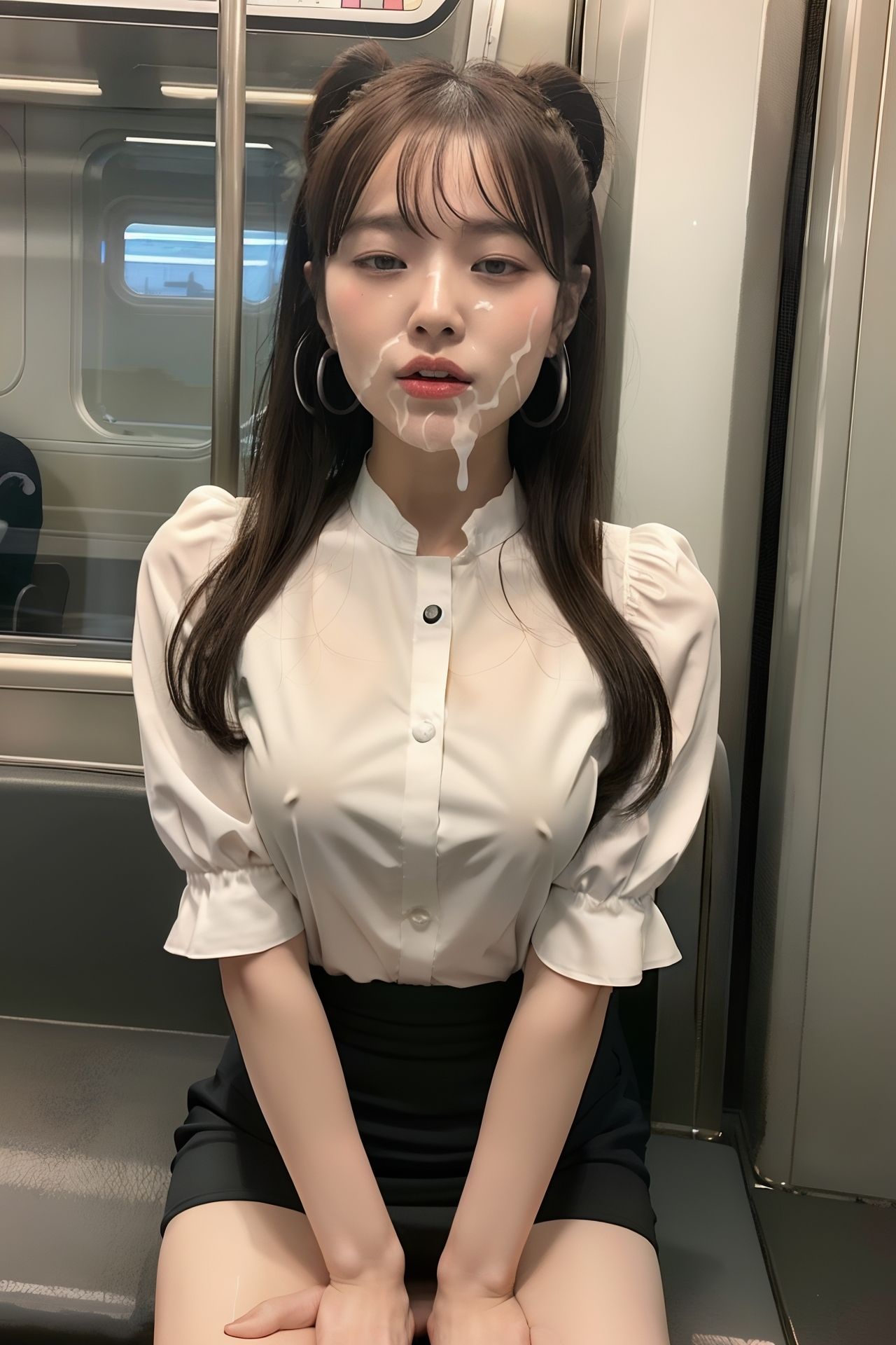 巨乳OL女子に いきなり！ぶっかけ 240p サンプル3ページ目