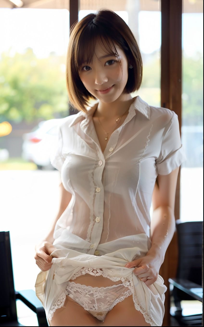 いきつけの美容室では待っているときにドリンクサービスではなくパンチラサービスしてくれる【110名！】 サンプル4ページ目