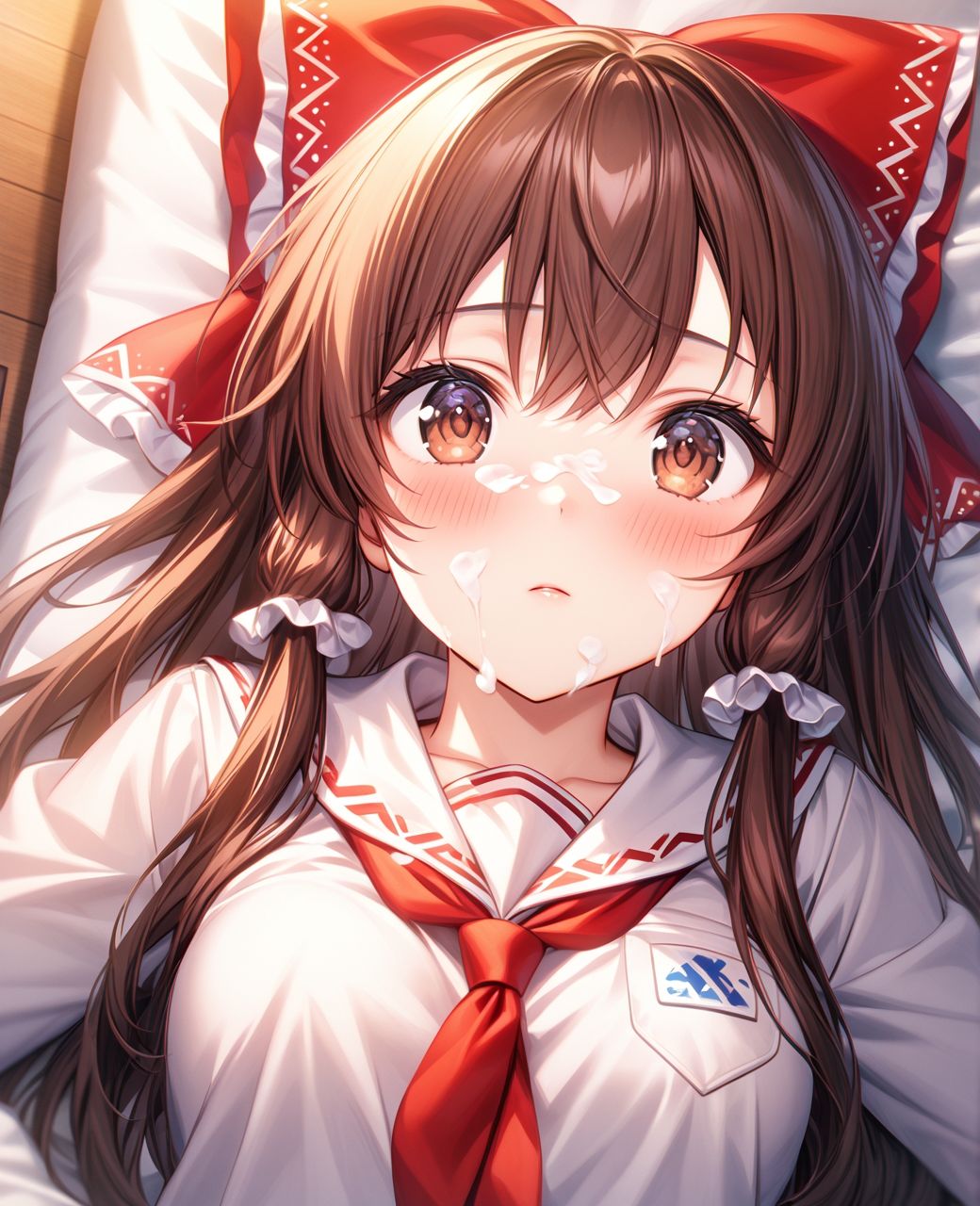美少女〇〇まみれ・博麗霊夢（東方） サンプル3ページ目