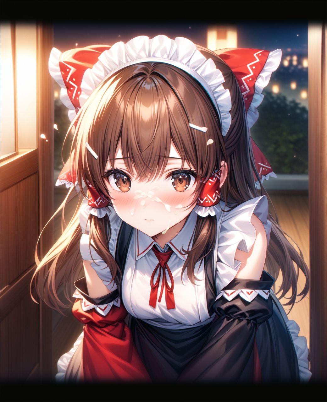 美少女〇〇まみれ・博麗霊夢（東方） サンプル5ページ目