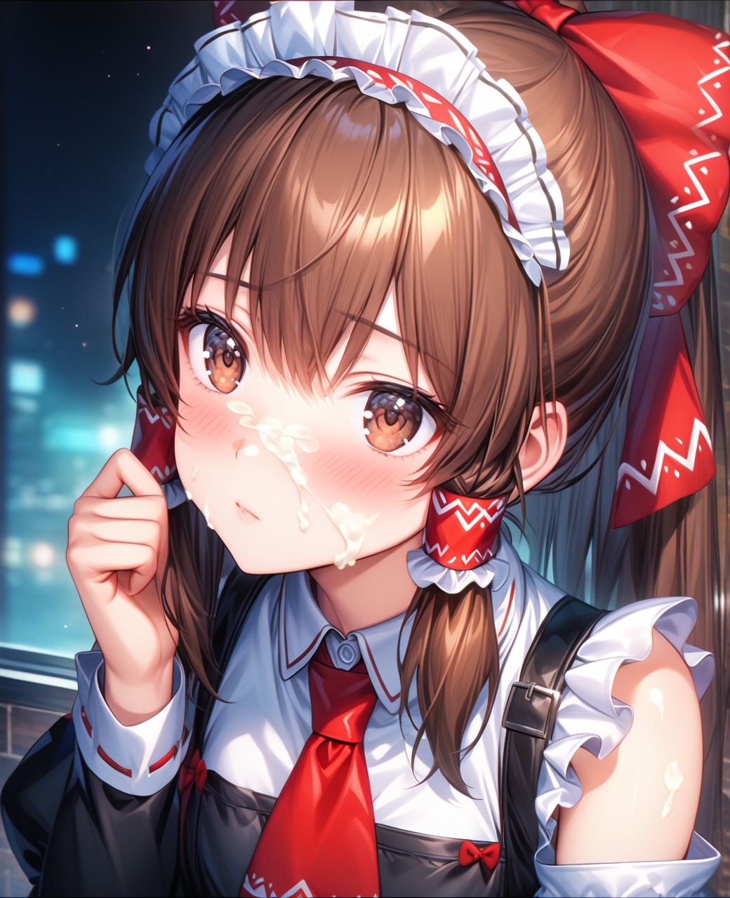 美少女〇〇まみれ・博麗霊夢（東方） サンプル9ページ目