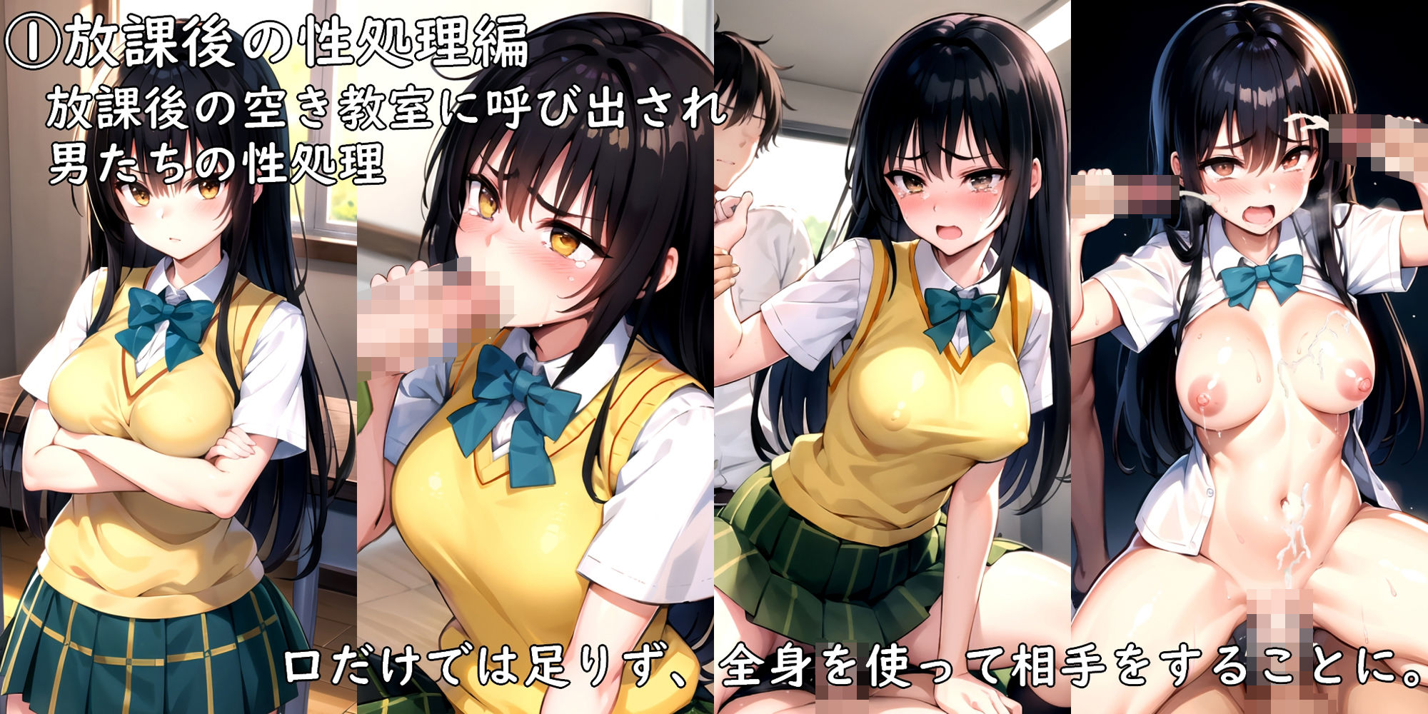 よくある話2 〜犯●れた少女が男たちのオモチャになる話〜 サンプル1ページ目