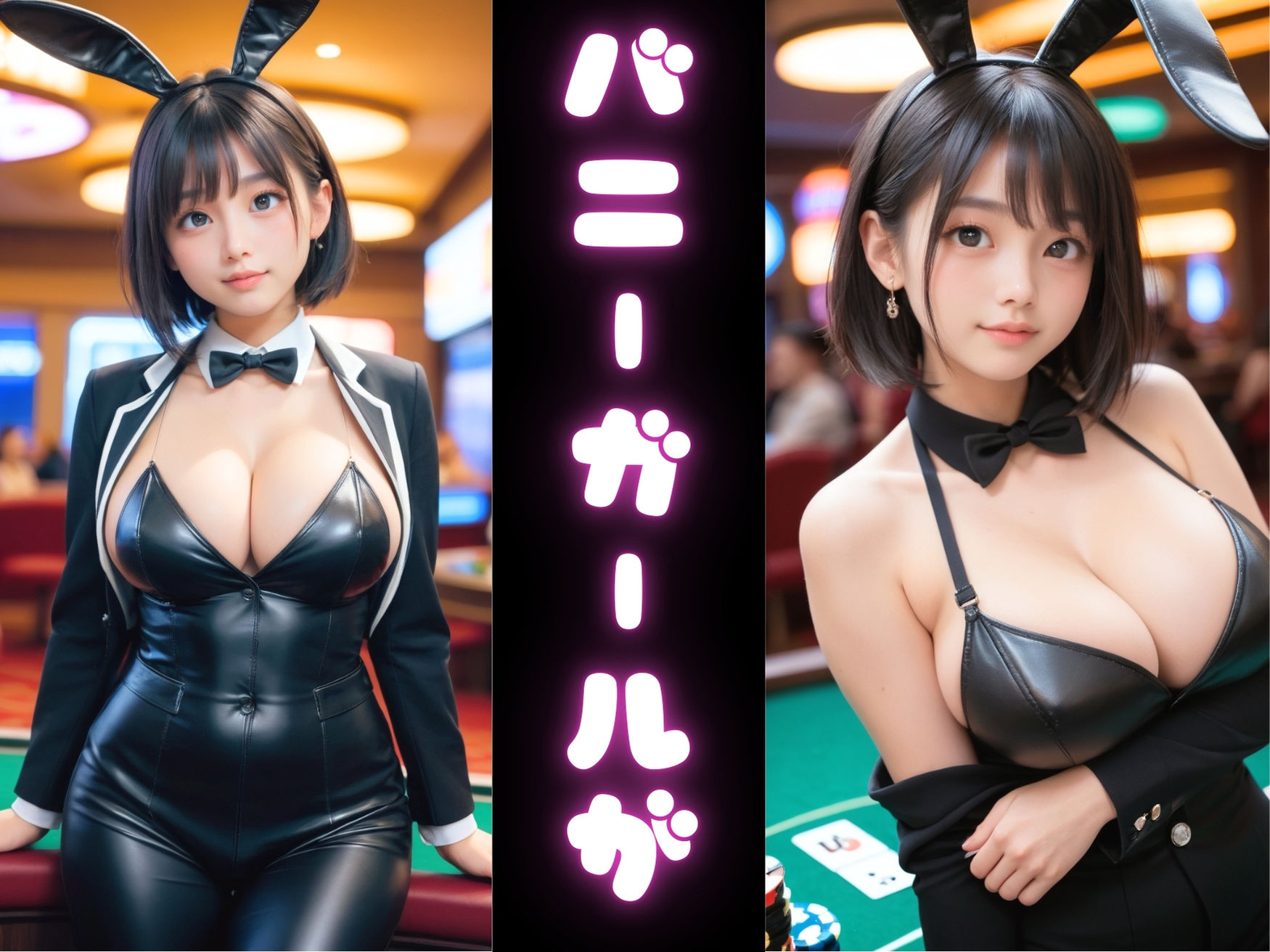 バニーガールがカジノで中出し後に「くぱぁ」160連発 サンプル1ページ目