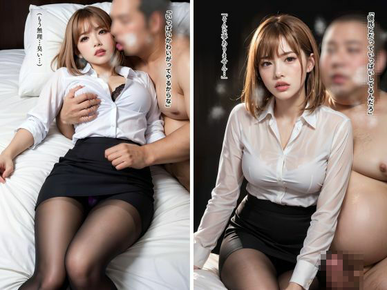 キモデブ親父に弱みを握られた美人OL-彩河ミナ- サンプル5ページ目