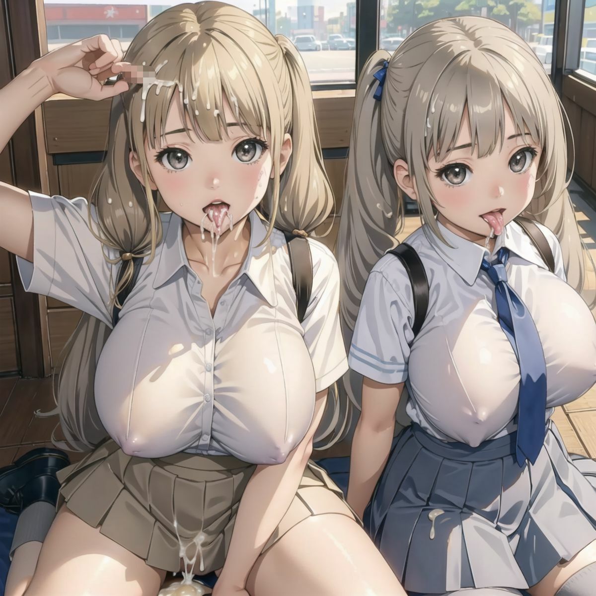 お嬢様校に通う美少女巨乳JKの密かな楽しみ 4【213枚】 サンプル1ページ目