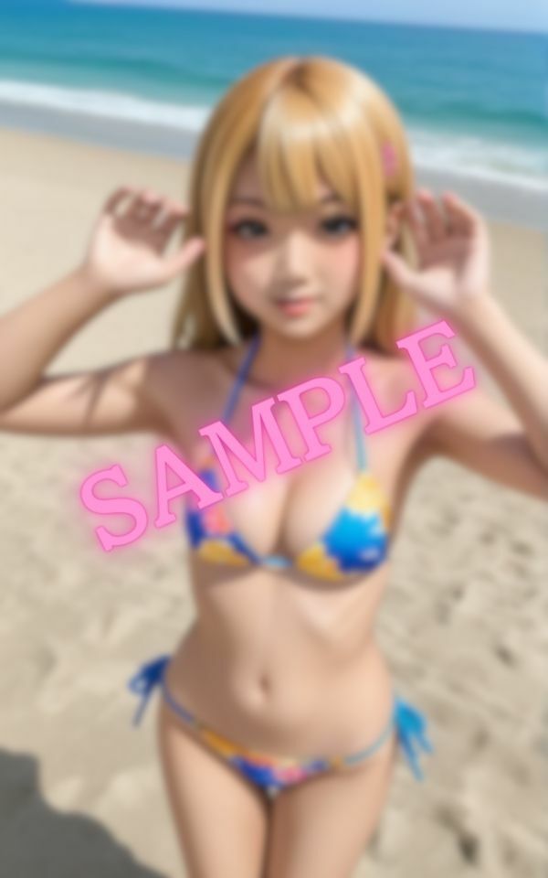 水着のセフレと海デート！勃起がバレないかドキドキ… サンプル3ページ目