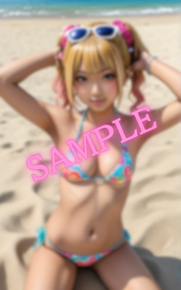 水着のセフレと海デート！勃起がバレないかドキドキ… サンプル7ページ目