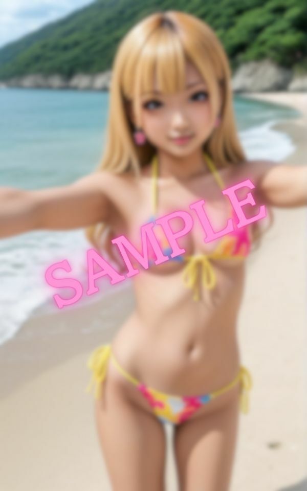 水着のセフレと海デート！勃起がバレないかドキドキ… サンプル8ページ目
