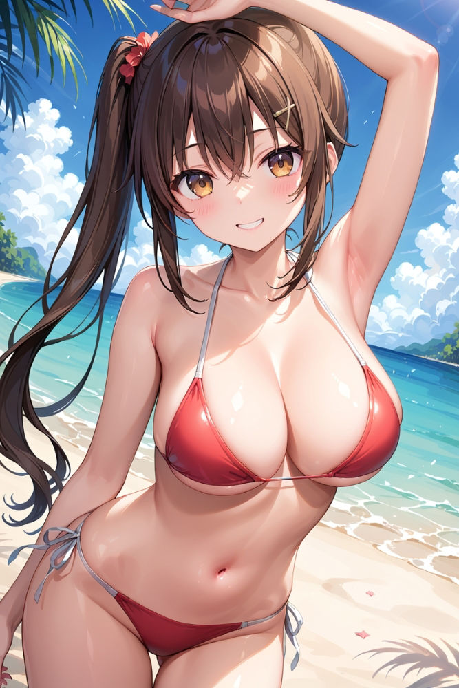 夏のあやめの水着写真集 きゃんでぃタイム サンプル2ページ目