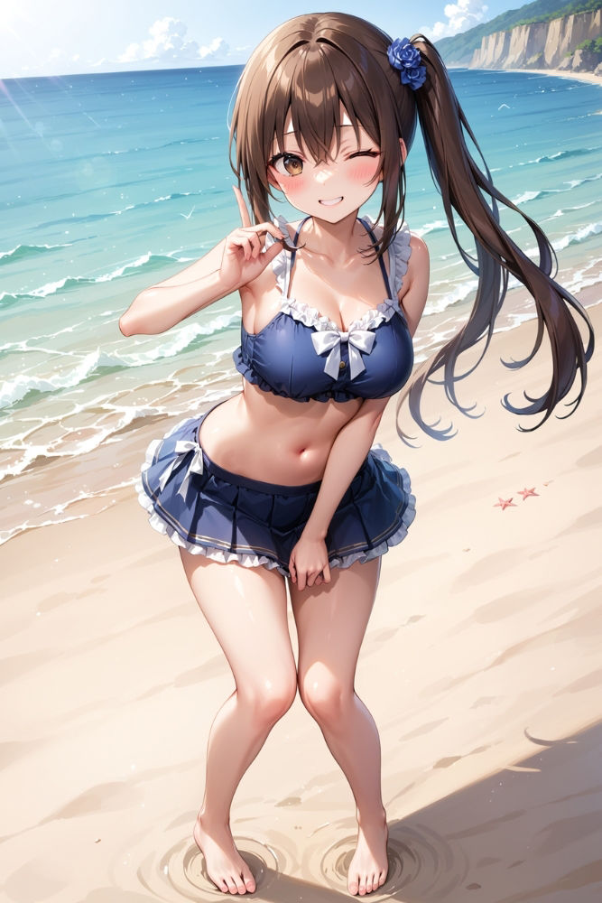 夏のあやめの水着写真集 きゃんでぃタイム サンプル9ページ目