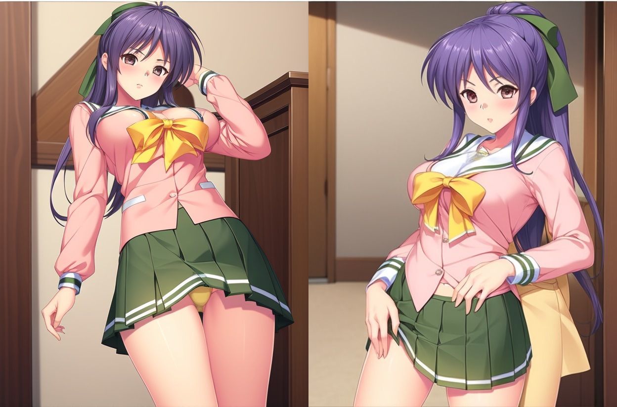 全327枚 某所で好調 卑作版 高部絵里 同人イラスト集 サンプル2ページ目