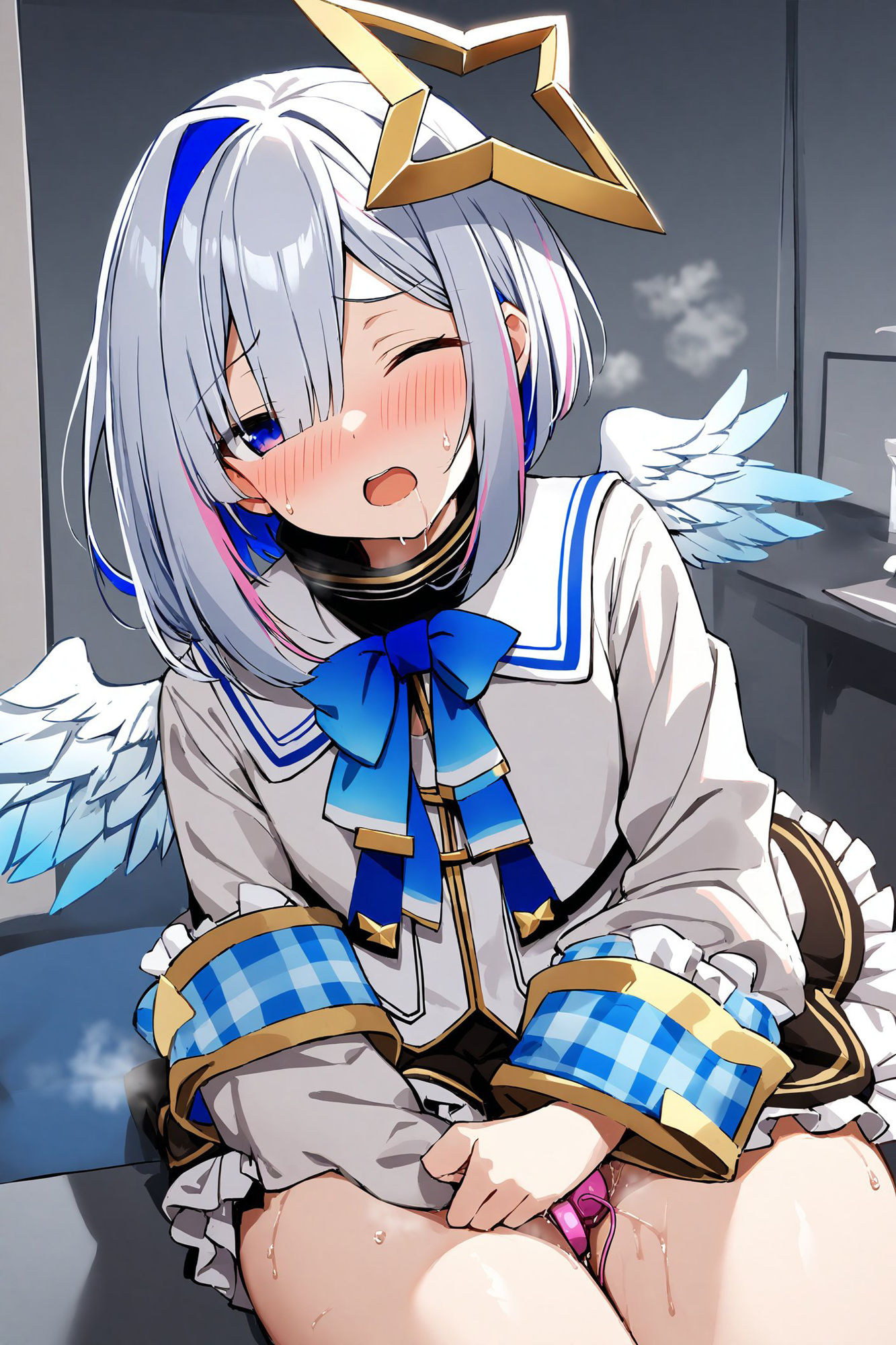 着たままひとりえっち〜天音かなた編〜 サンプル1ページ目