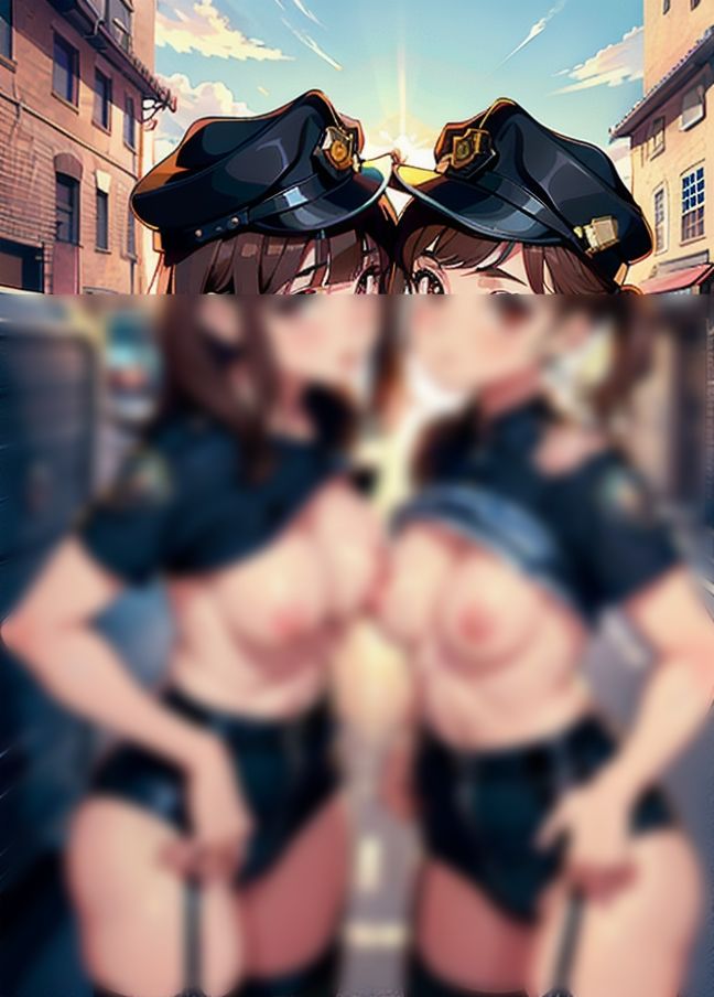 レズビアン警察は...パトロール中に！ サンプル8ページ目