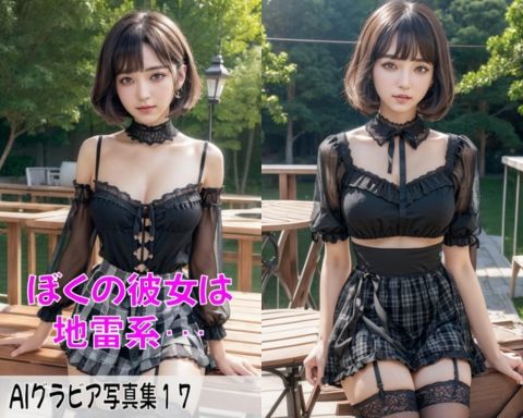 AIグラビア写真集17〜ぼくの彼女は地雷系・・・〜 サンプル1ページ目