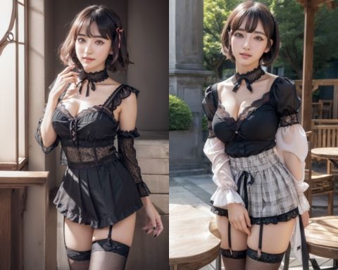 AIグラビア写真集17〜ぼくの彼女は地雷系・・・〜 サンプル4ページ目