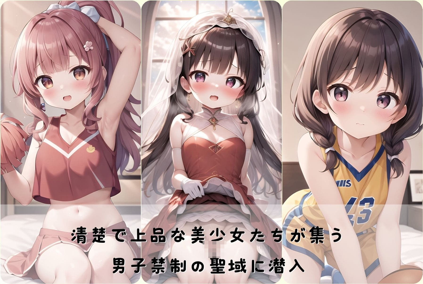 お嬢様学園 女子寮めぐり サンプル1ページ目
