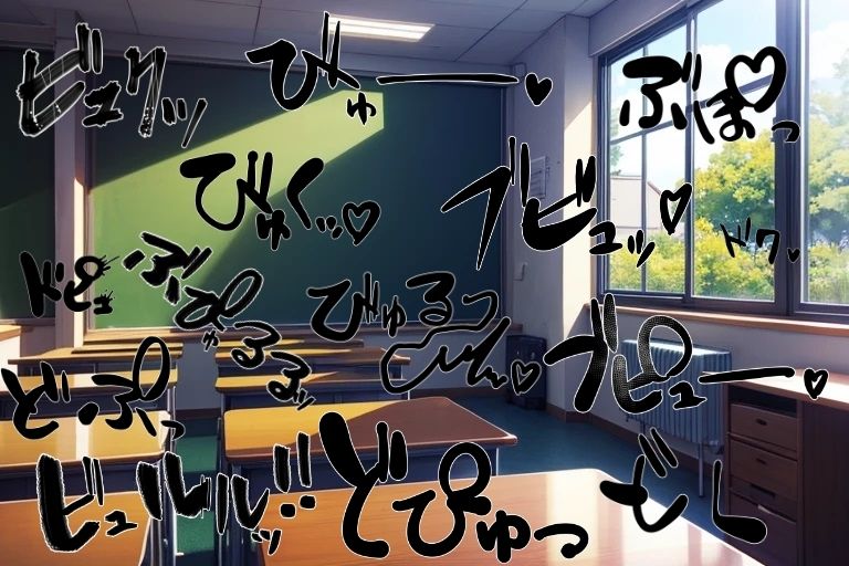 エロ漫画家・AIクリエイター向けの【18禁ドピュっと射精】カキモジ素材集 サンプル2ページ目