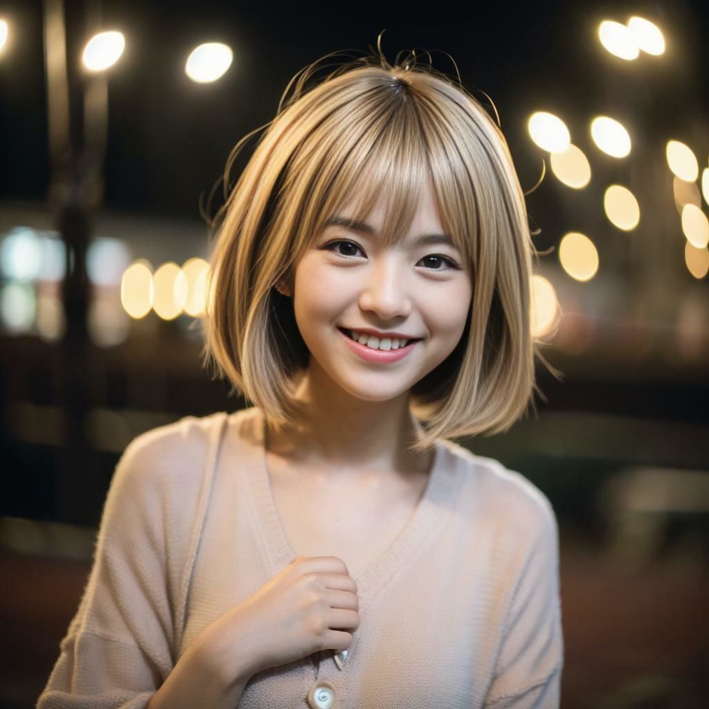 夜の街で:犬系女子との甘美なデートスナップ サンプル1ページ目