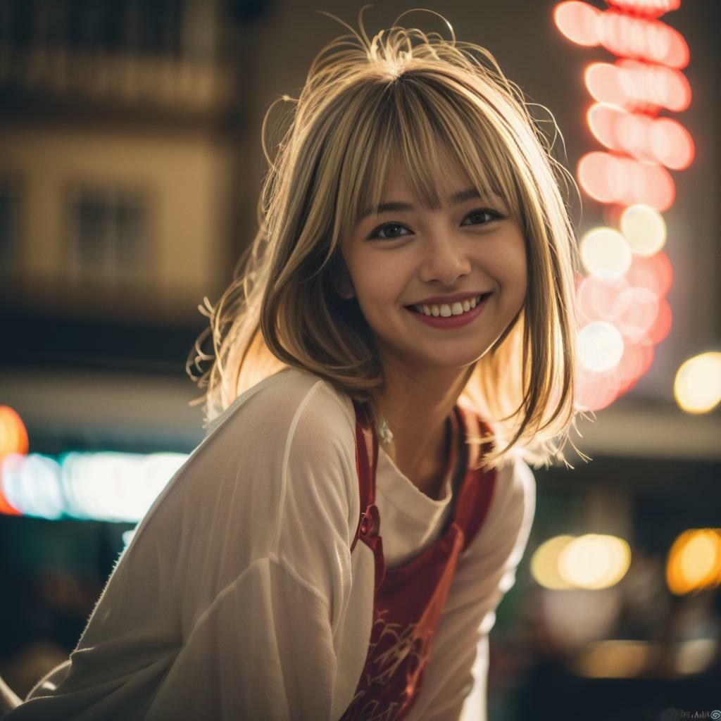 夜の街で:犬系女子との甘美なデートスナップ サンプル2ページ目