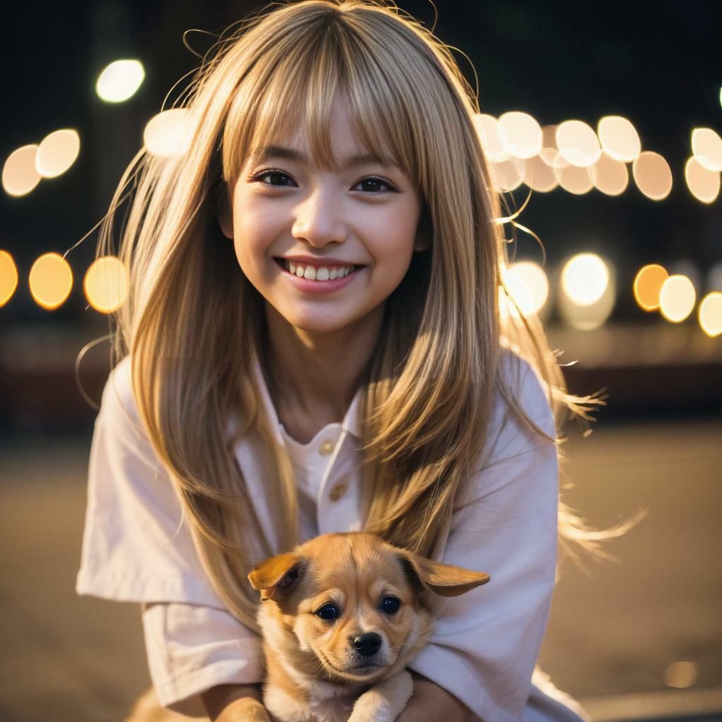 夜の街で:犬系女子との甘美なデートスナップ サンプル6ページ目