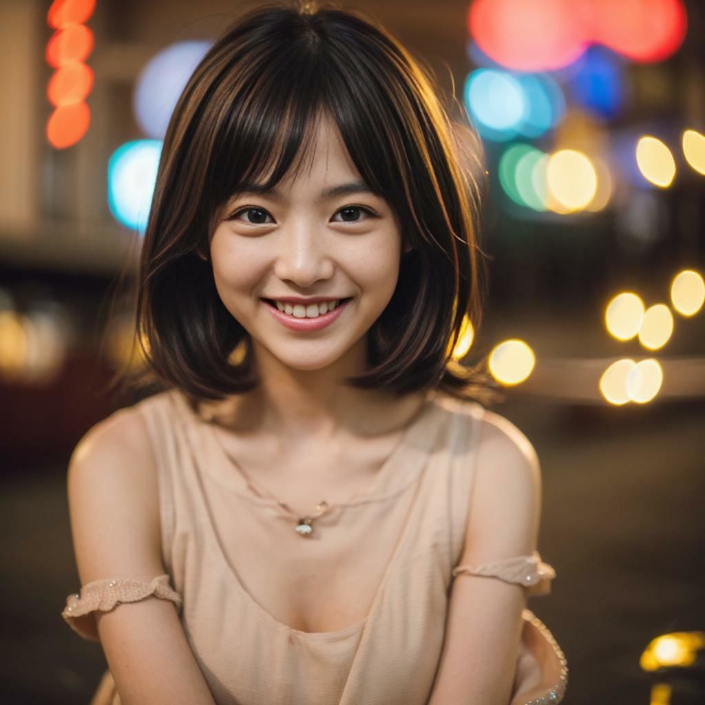 夜の街で:犬系女子との甘美なデートスナップ サンプル8ページ目