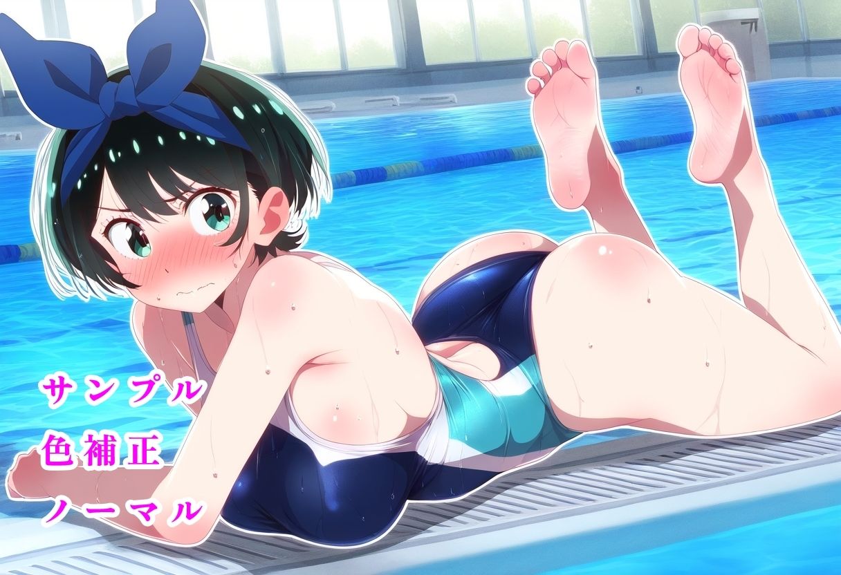 Ai image book.17 更〇瑠夏 競泳水着とJK サンプル2ページ目