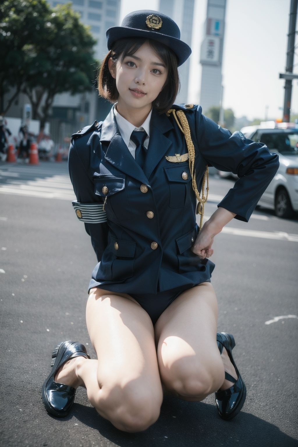 AI美女写真集 セクシーポリス交通課 サンプル10ページ目