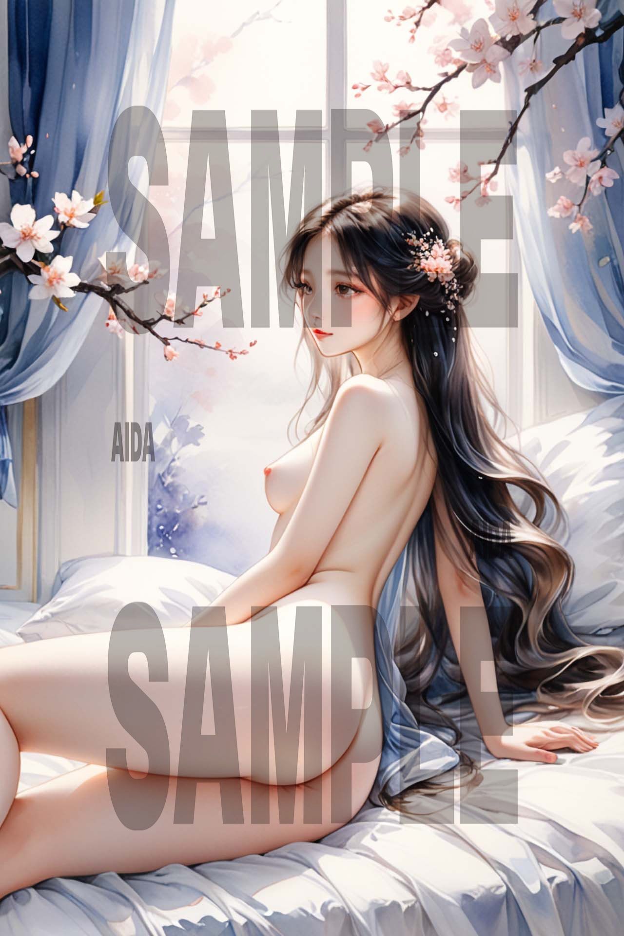 感動 AIアート 美女 絵画集 純桜霧 サンプル1ページ目