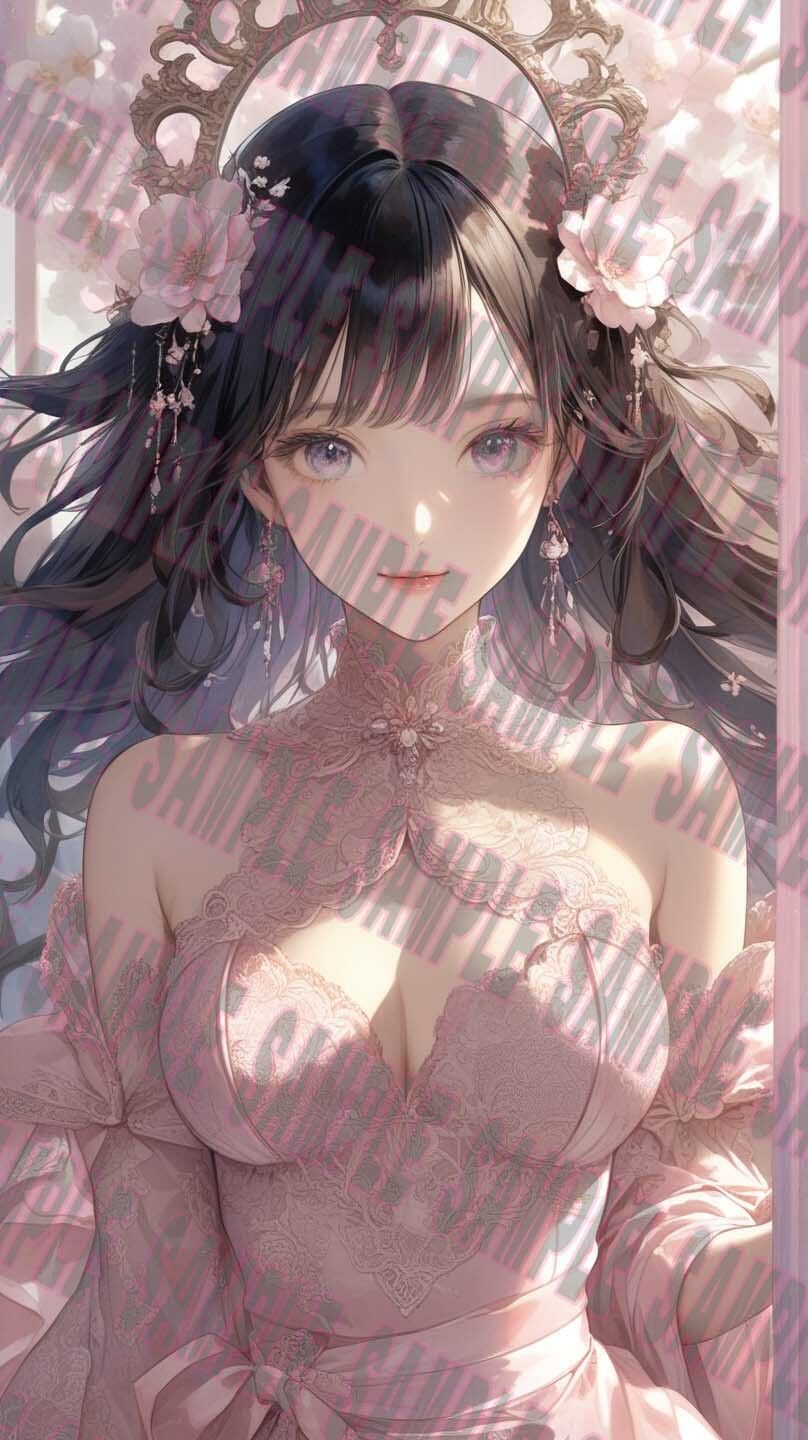 感動 AIアート 美女 絵画集 - 夢桜 - おすすめ サンプル1ページ目