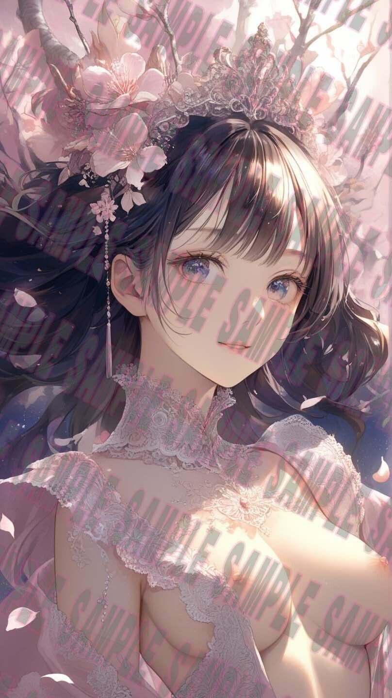 感動 AIアート 美女 絵画集 - 夢桜 - おすすめ サンプル8ページ目