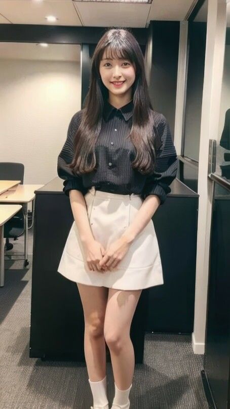 AI生成 日本の美人OL図鑑 Vol.2 博多編-オフィスユニフォーム特集 サンプル3ページ目