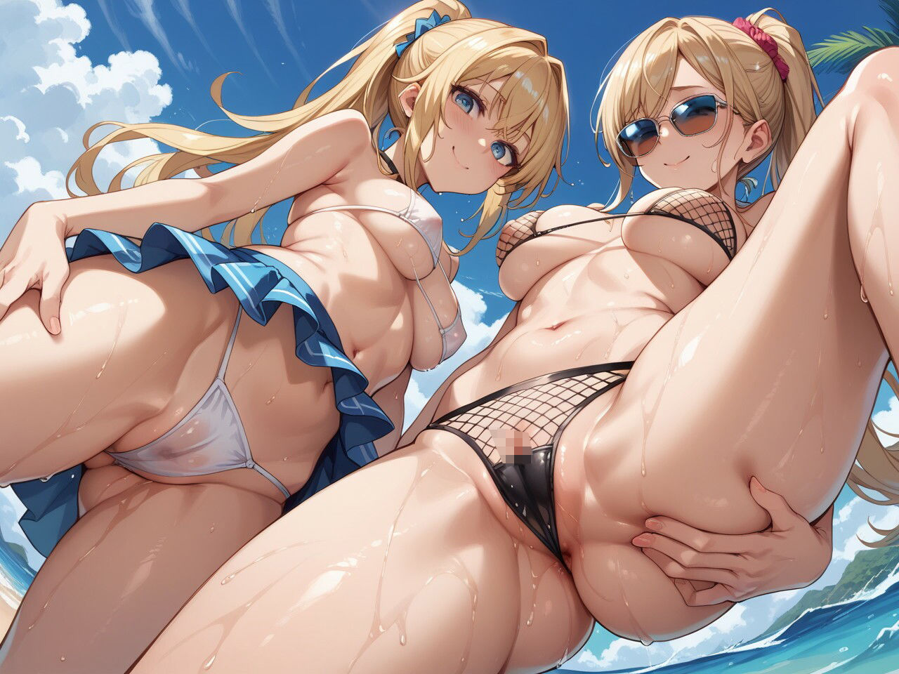水着美女のHな誘惑 サンプル6ページ目