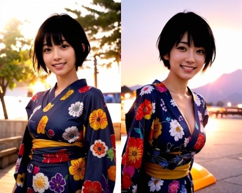 AIグラビア写真集20〜妹と浴衣で・・・〜 サンプル3ページ目