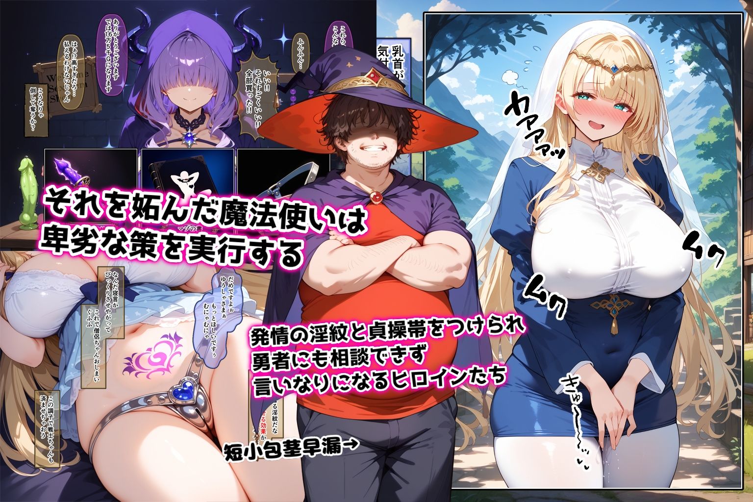 ネトラレクエスト -粗チン化勇者と寝取られし仲間たち- サンプル4ページ目