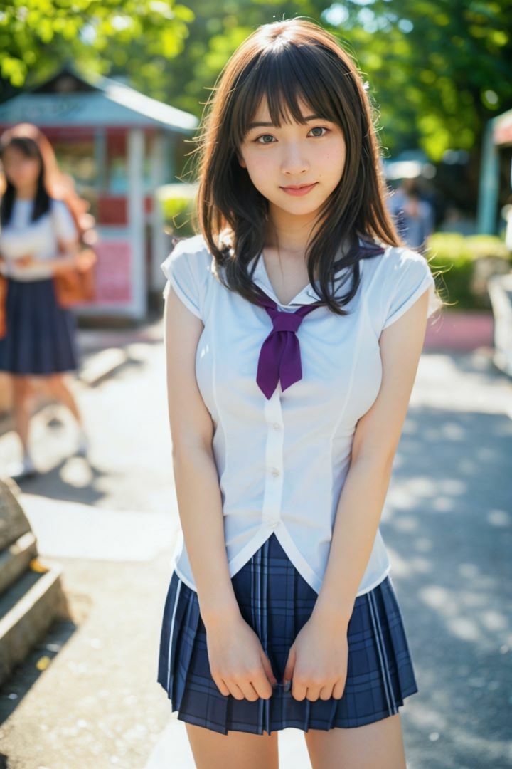 脱がす写真集 屋外露出編 サンプル2ページ目