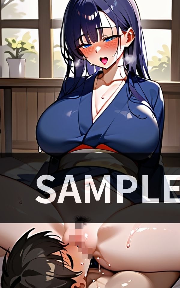 巨乳和服美人達の聖水 飲み放題 サンプル4ページ目