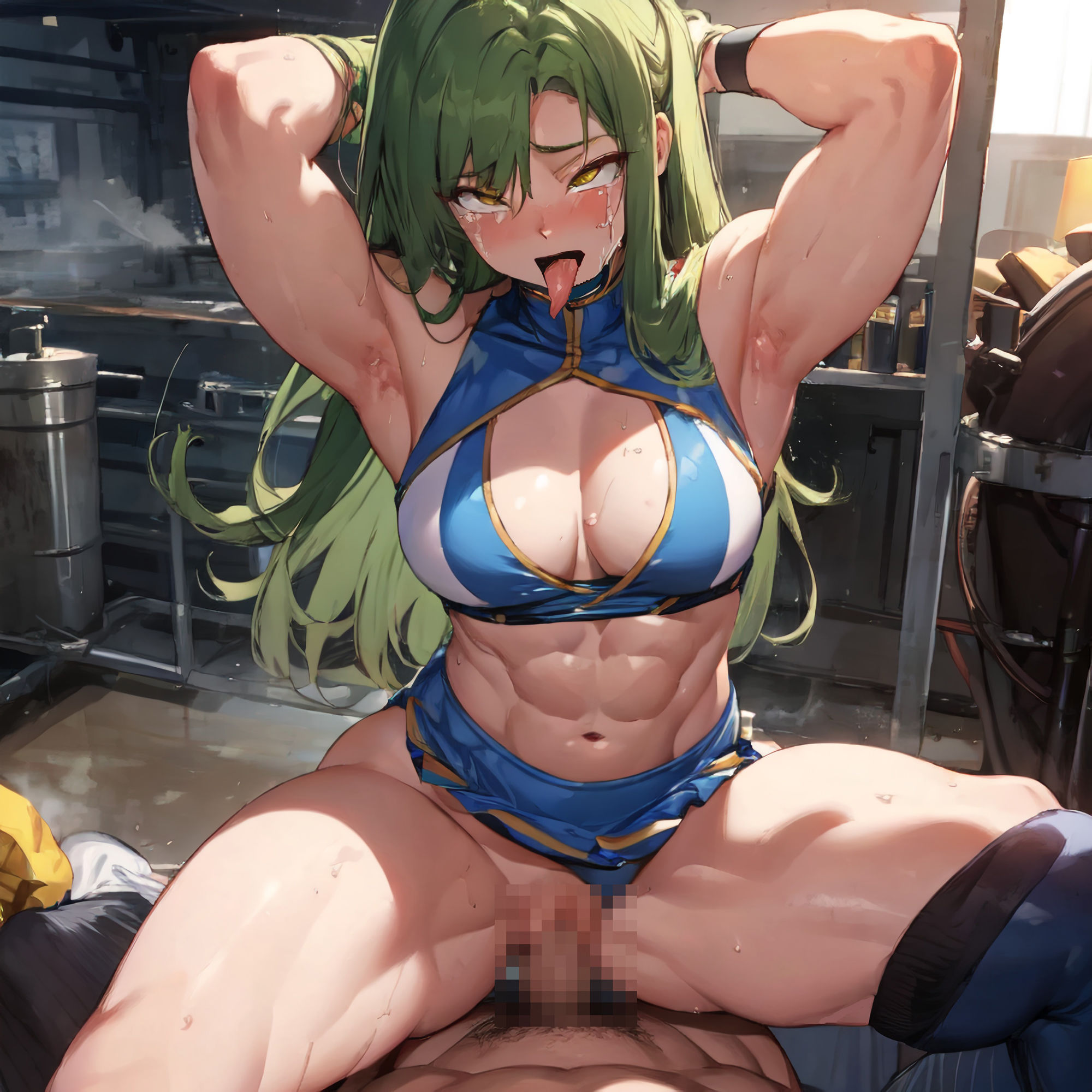 敗北！マッスル女子！ サンプル8ページ目