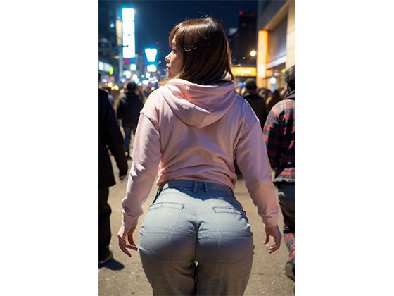 うひょ〜！街中で見かけたデッッッッ！！！なエロ尻を激写！ サンプル5ページ目