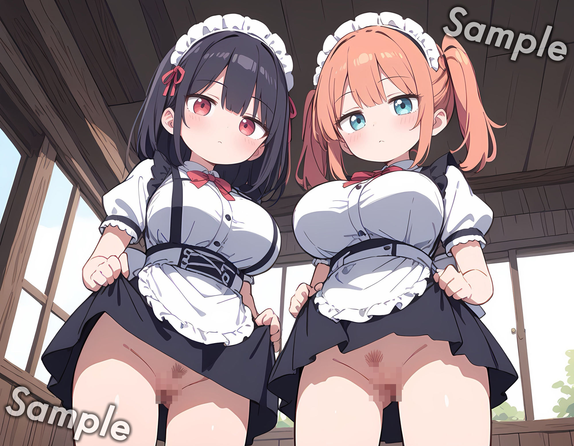 無感情なデカパイメイドの事務的お射精サポート Vol.2 サンプル5ページ目