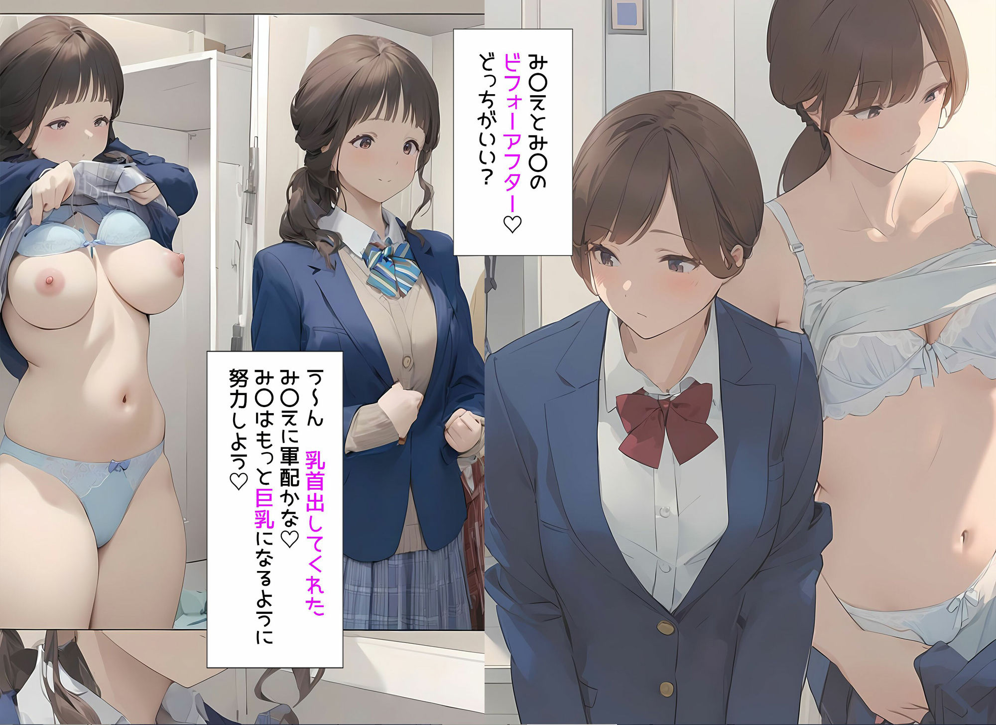 僕はクラスメイト全員のおっぱいが見たい4 サンプル5ページ目