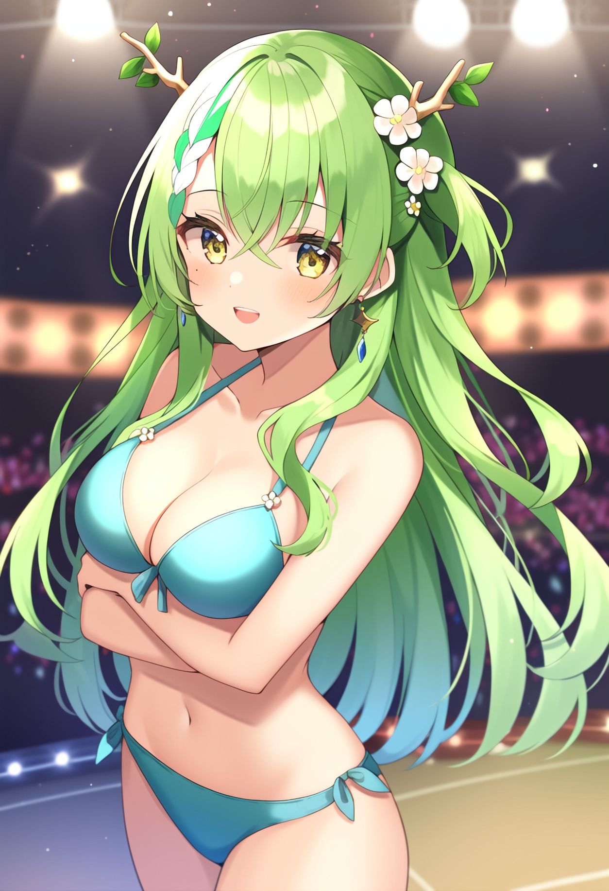 【買い切り版】バーチャル衣装故障で羞恥ファウナ（English translation included） サンプル4ページ目