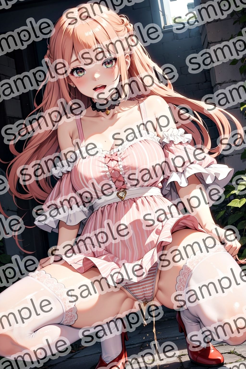 しゃがみ放尿美女【vol.5】 サンプル7ページ目