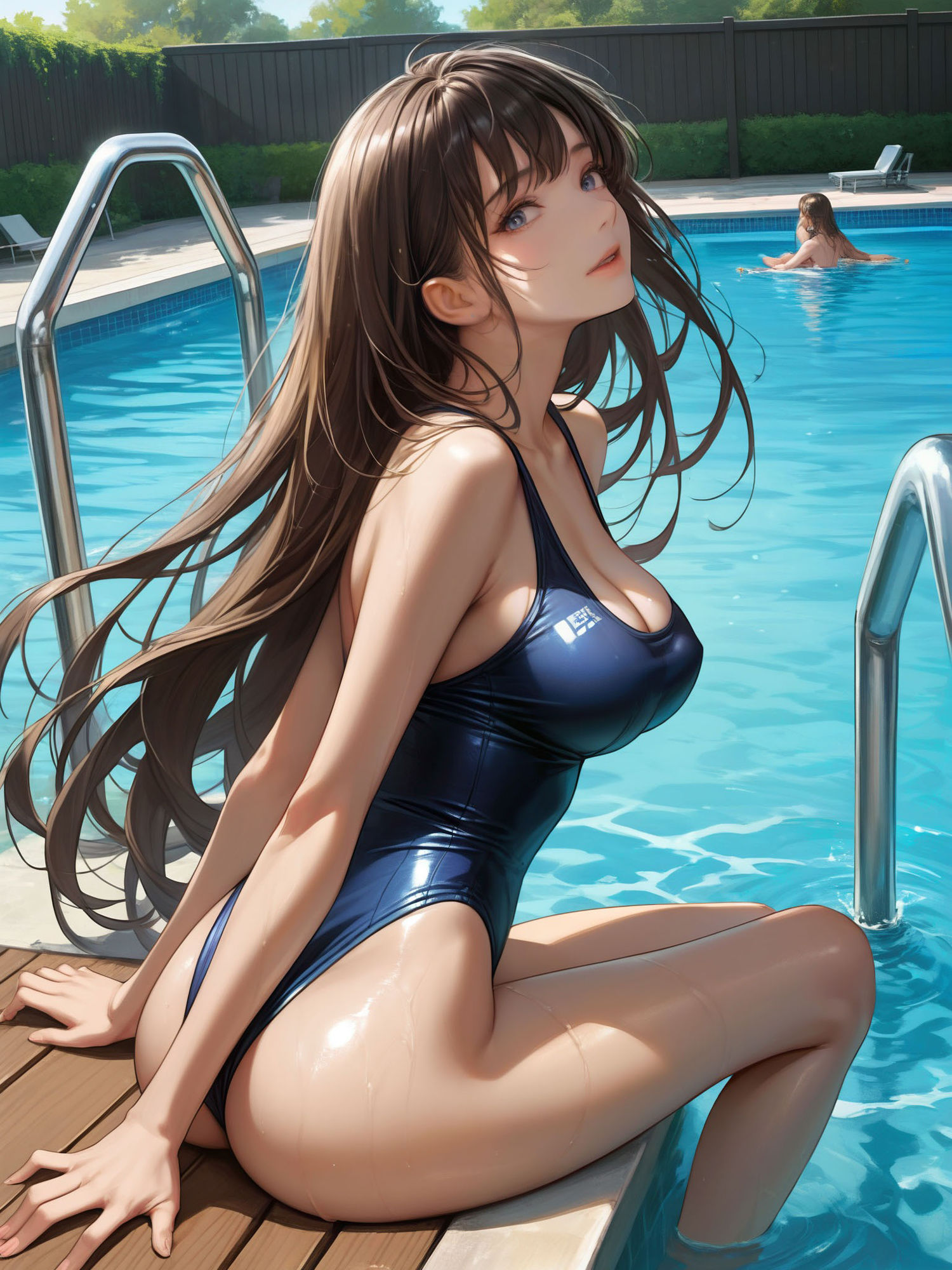愛・依美 十一 競泳水着撮影 サンプル3ページ目