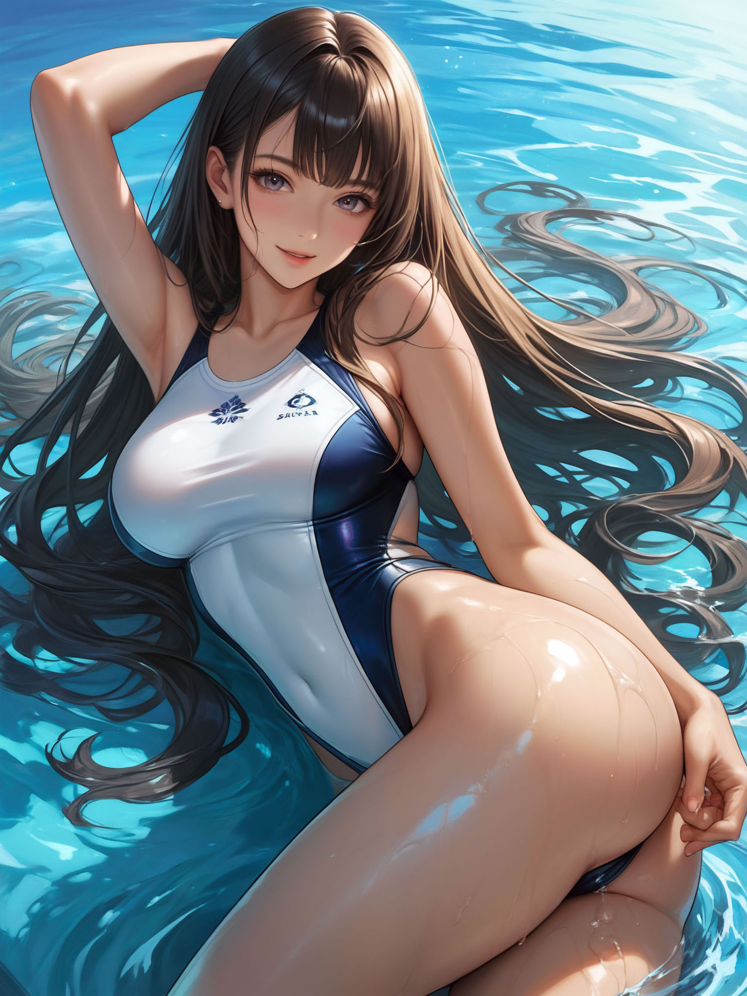 愛・依美 十一 競泳水着撮影 サンプル5ページ目