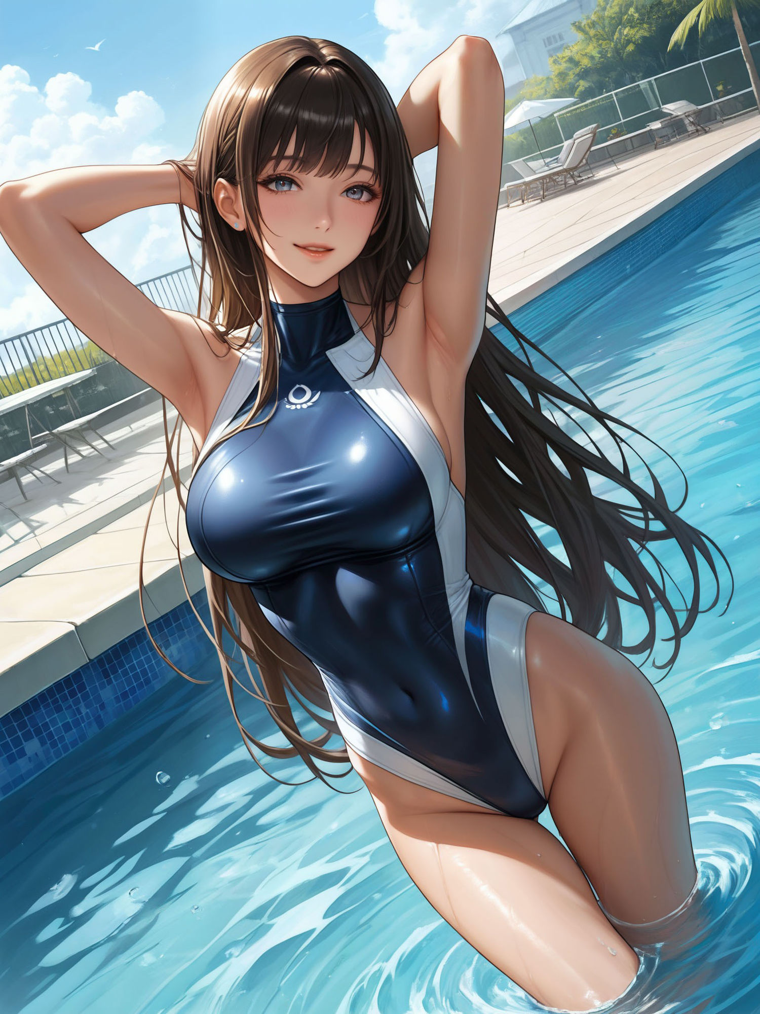 愛・依美 十一 競泳水着撮影 サンプル8ページ目