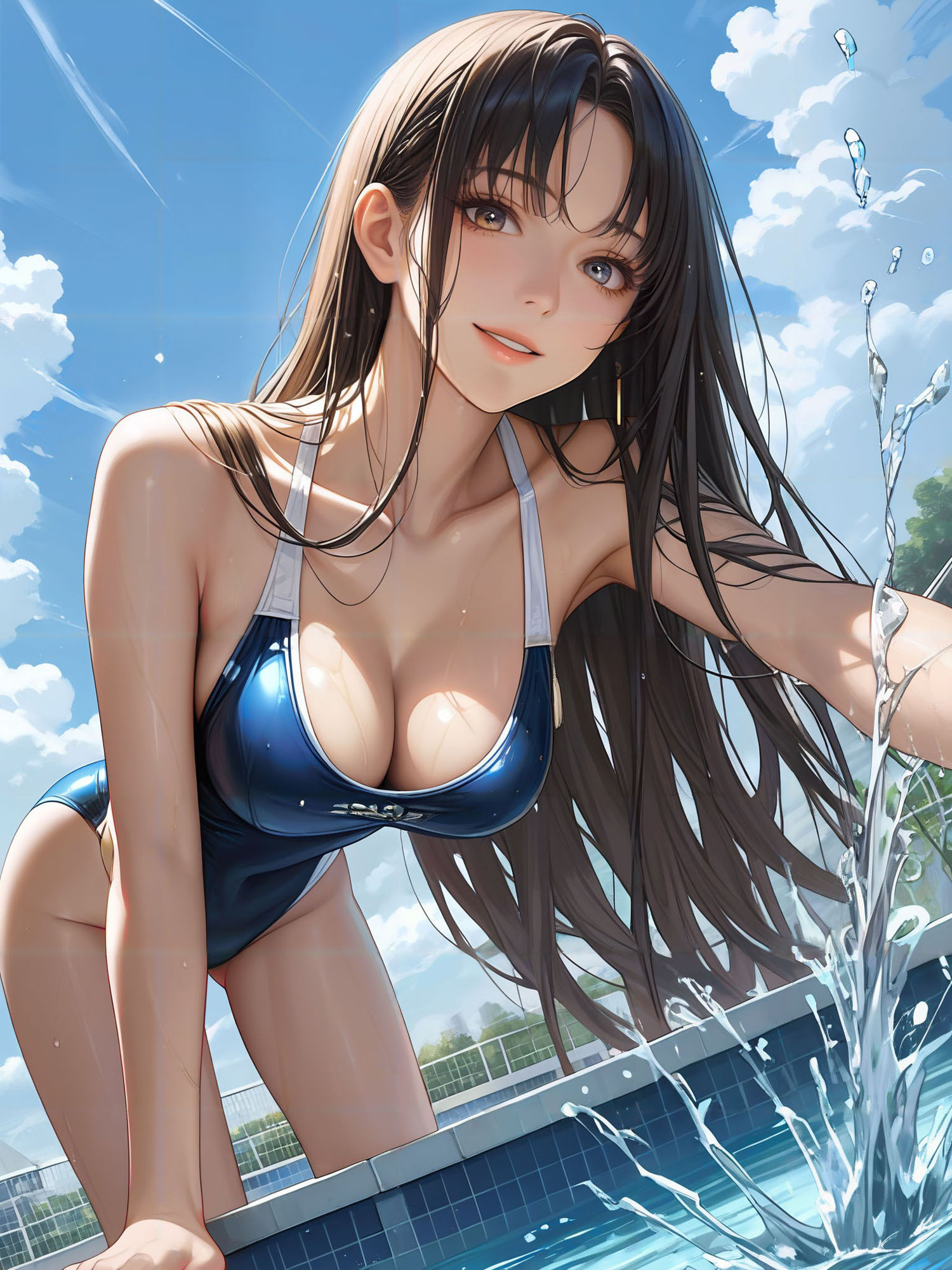 愛・依美 十一 競泳水着撮影 サンプル9ページ目