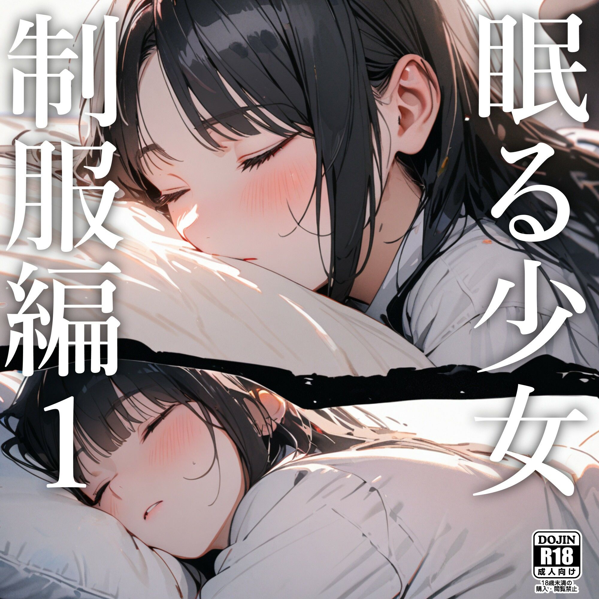 眠る少女（制服編）1 サンプル1ページ目