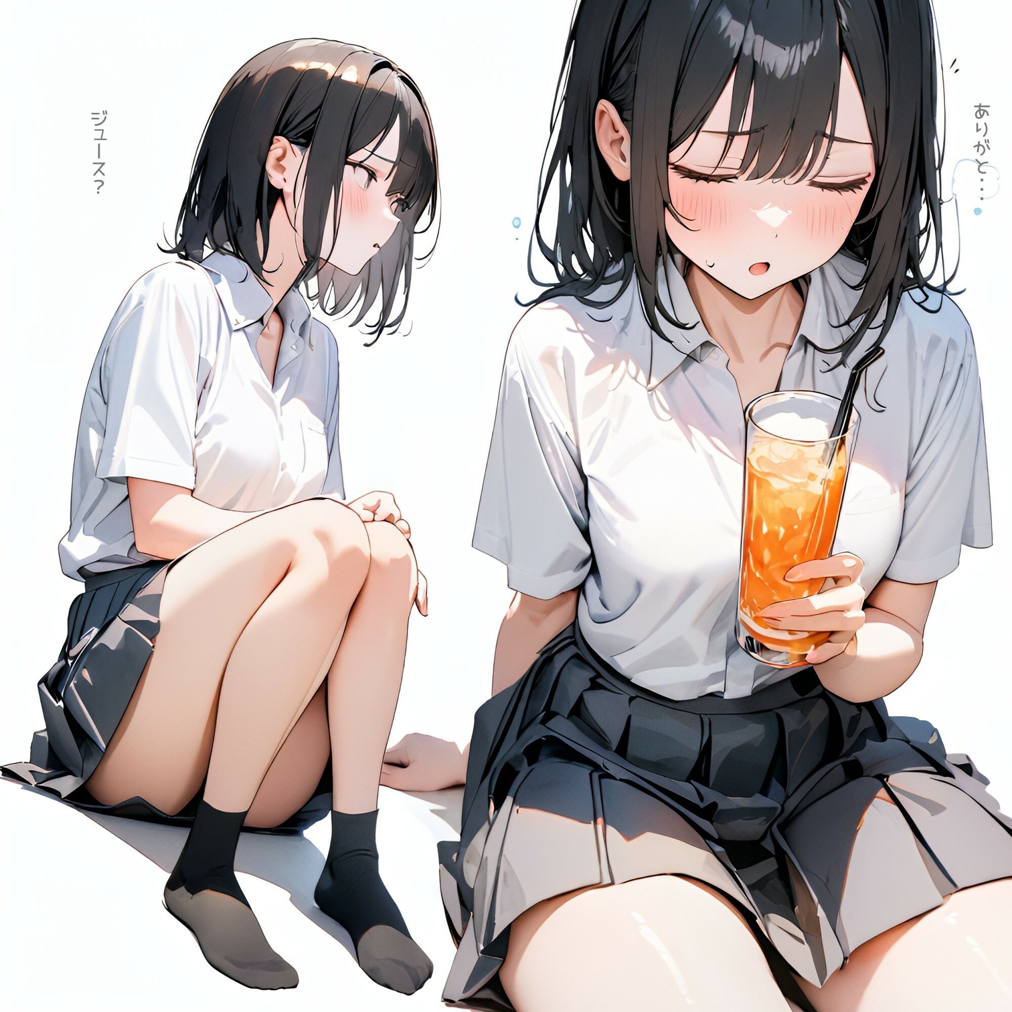 眠る少女（制服編）1 サンプル2ページ目