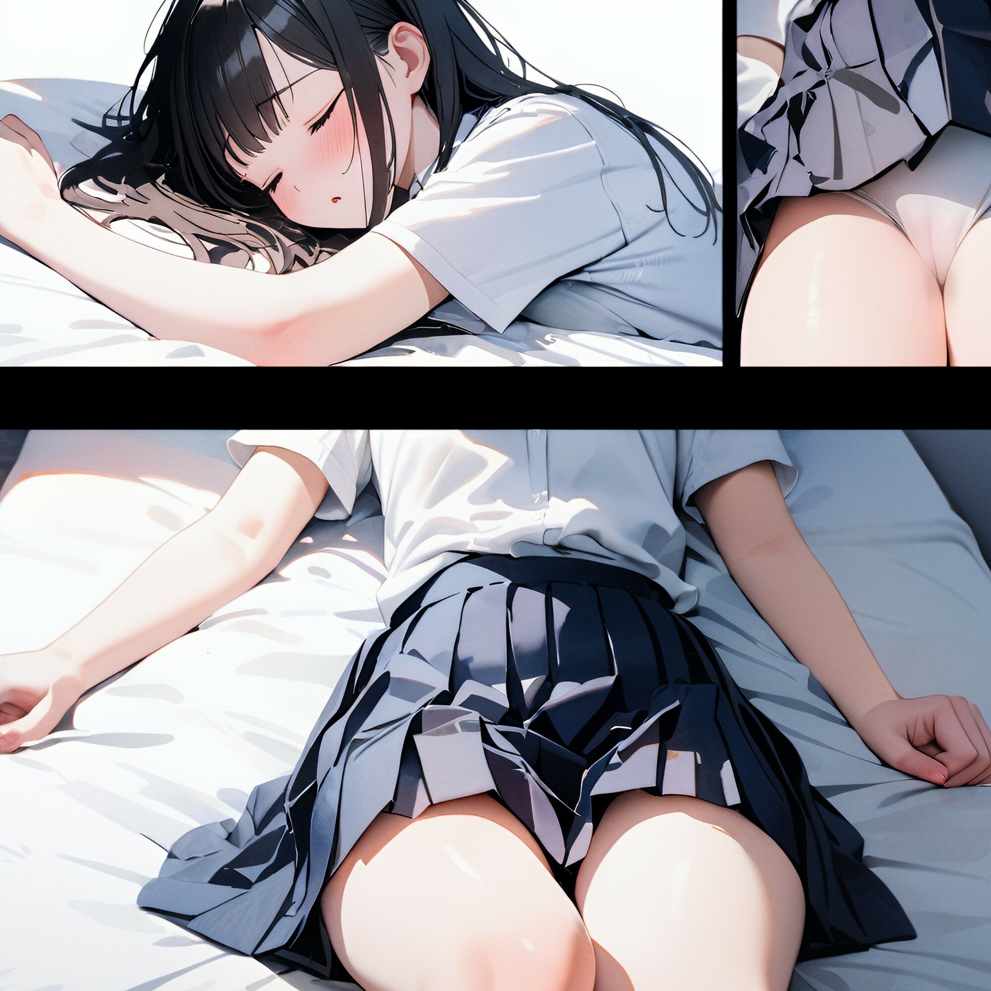 眠る少女（制服編）1 サンプル7ページ目